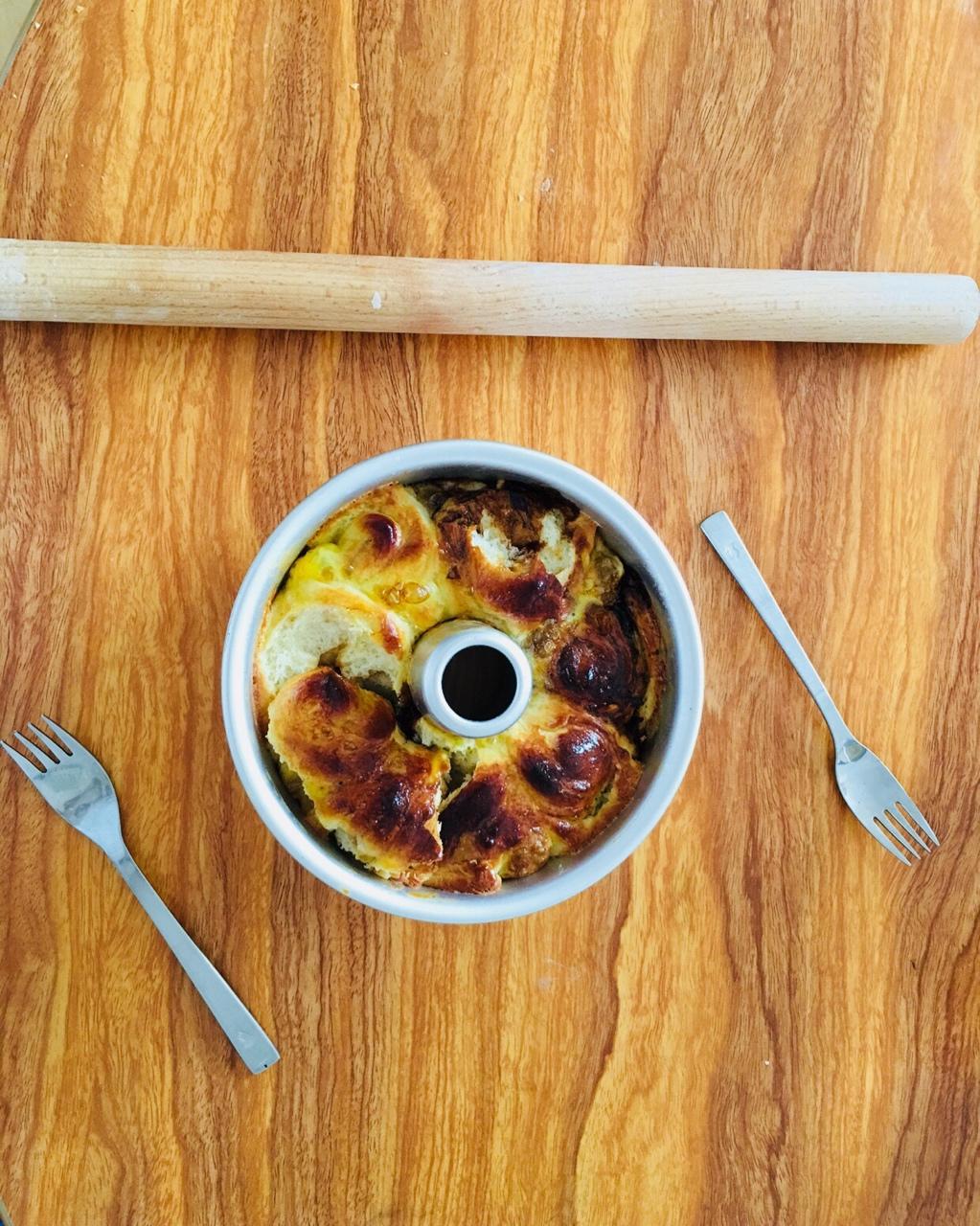 驱寒暖胃的肉桂坚果姜茶吐司or面包