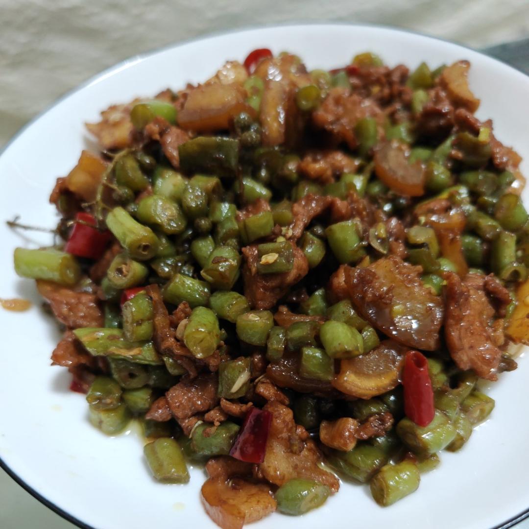 家常四季豆炒肉
