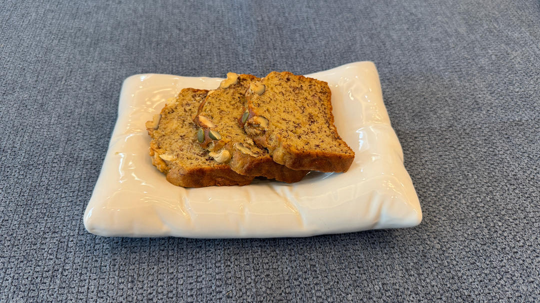 简易版香蕉核桃蛋糕