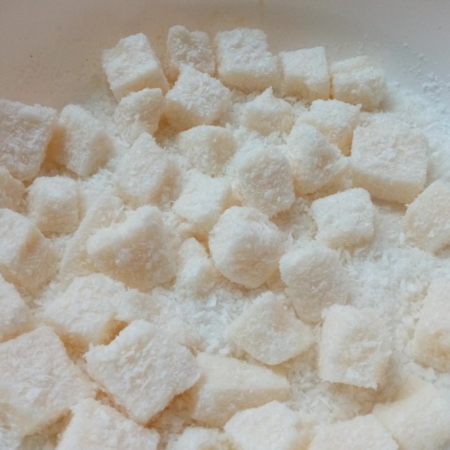 椰蓉牛奶小方