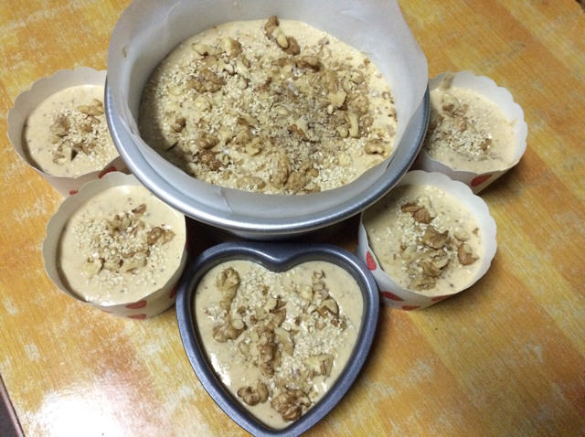 红糖枣泥核桃蛋糕