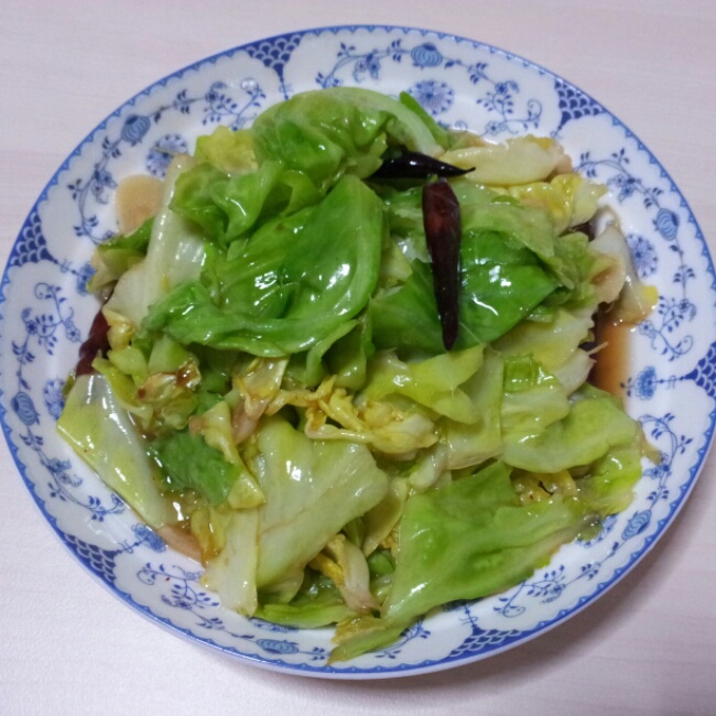 在家炒出街头小馆风味的炝炒圆白菜