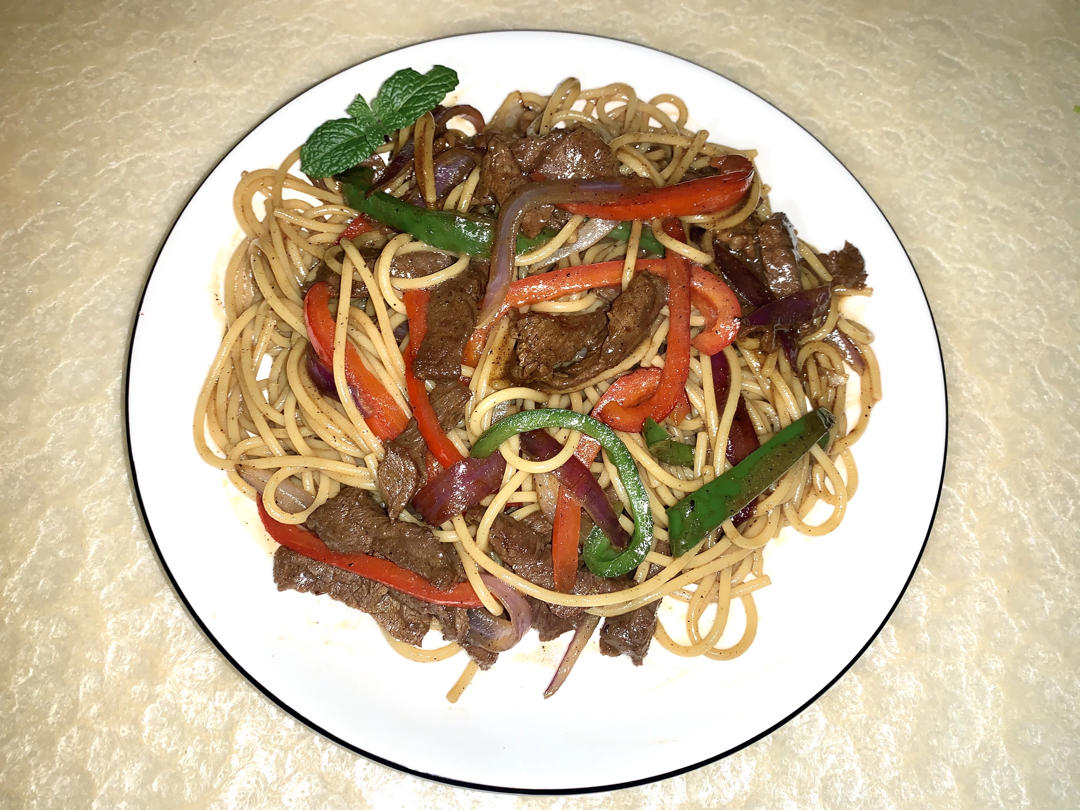 比餐厅好吃的黑椒牛柳意面🍝零失败简单教程