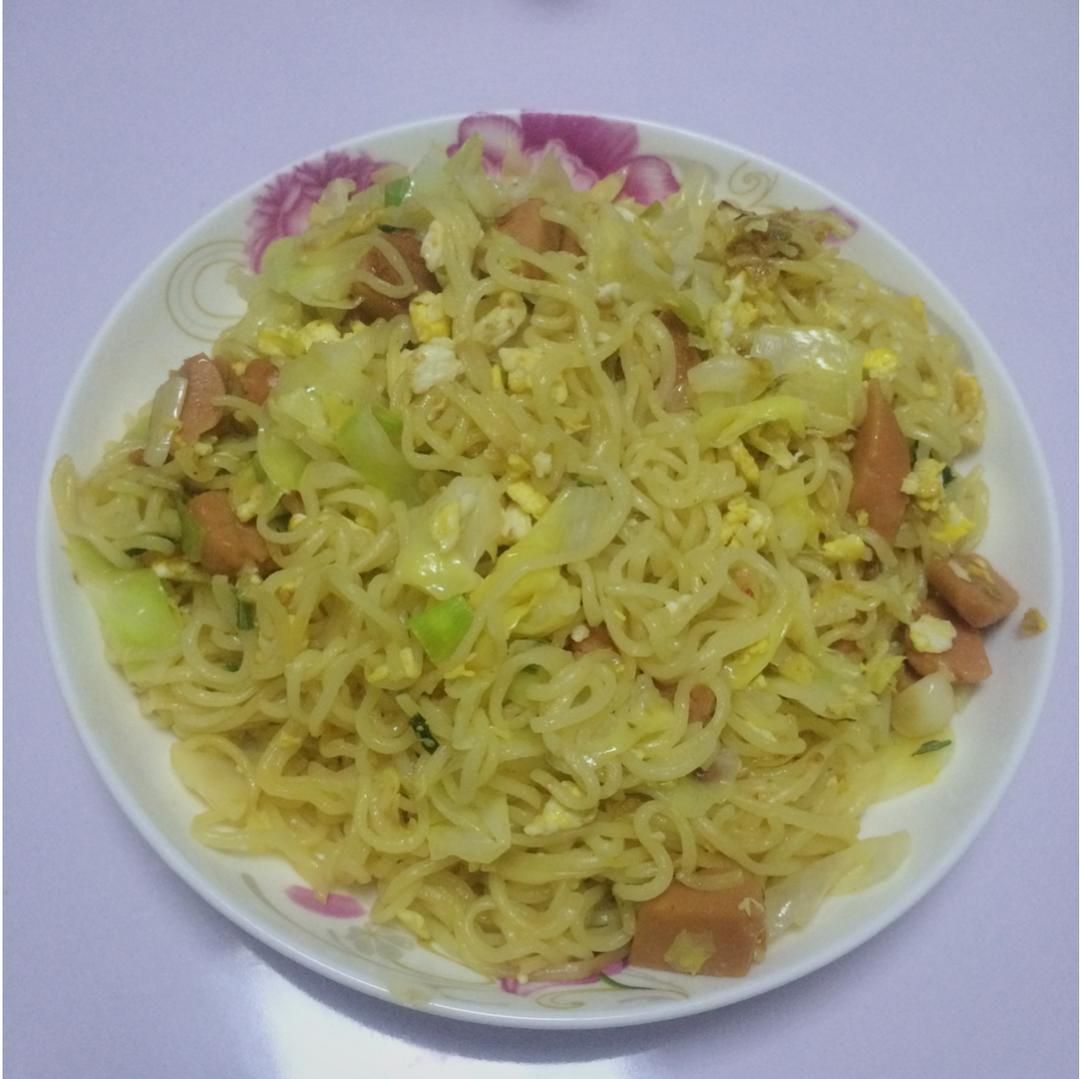 炒方便面 巨好吃哟～