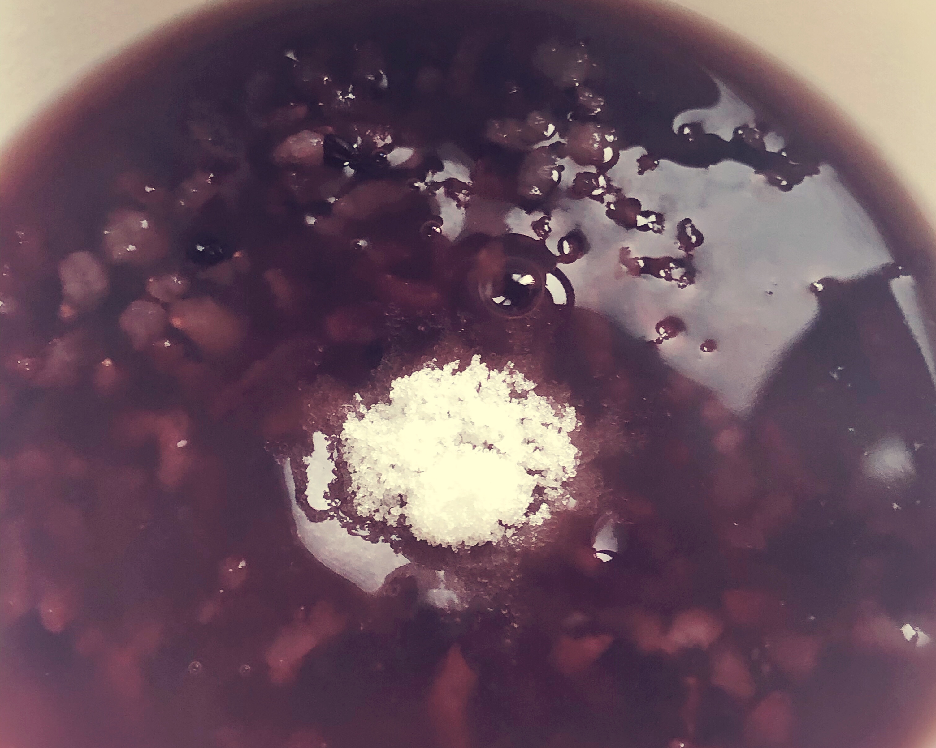 简单的香甜紫米粥