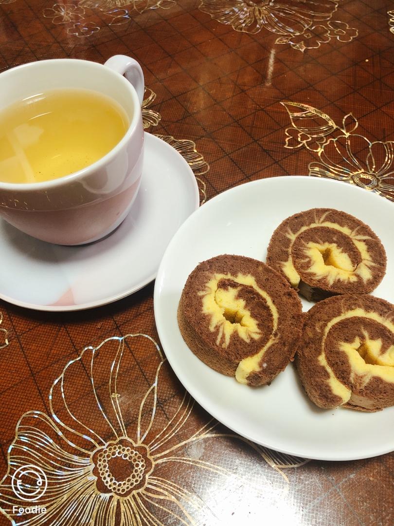 可可戚风蛋糕卷