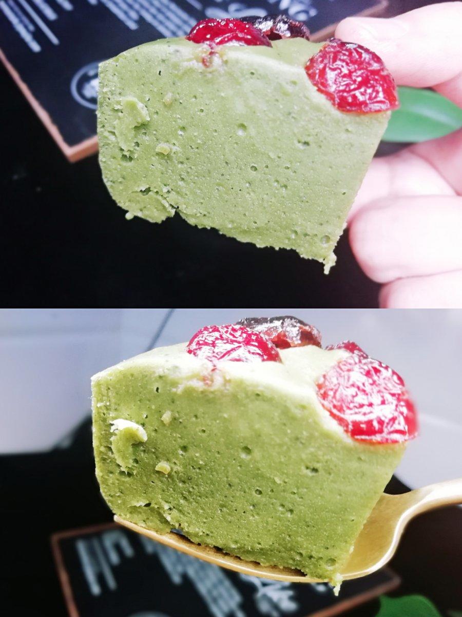 🔥免打发免烤箱❗️抹茶酸奶蛋糕
