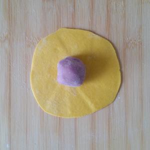 南瓜紫薯花样馒头的做法 步骤14