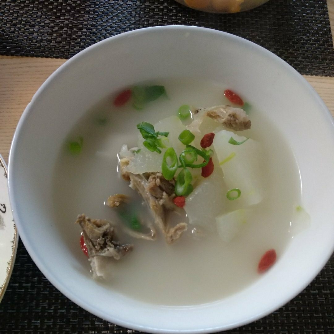 奶白鸭架汤（烤鸭）