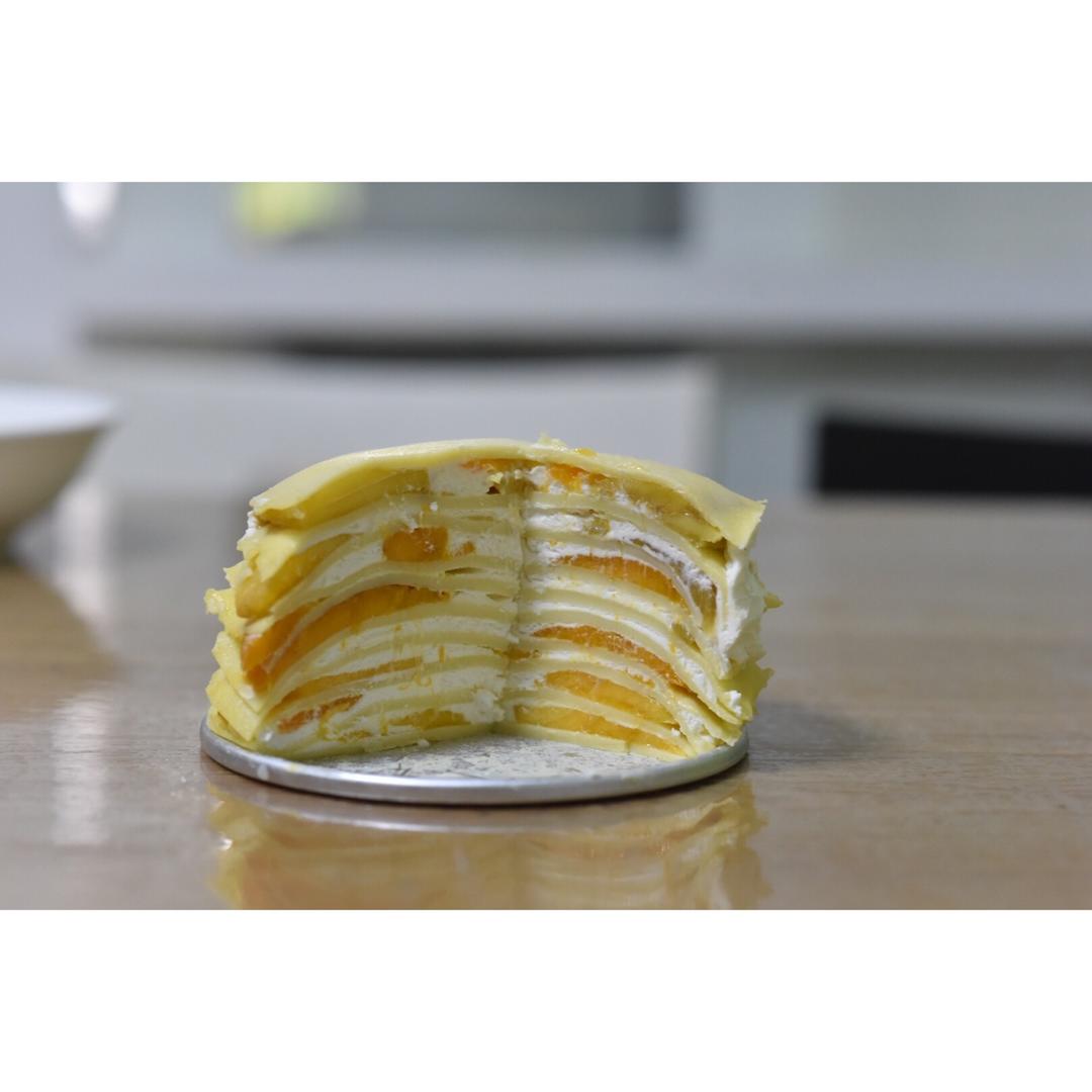 芒果千层蛋糕，100%成功告别煎皮无能