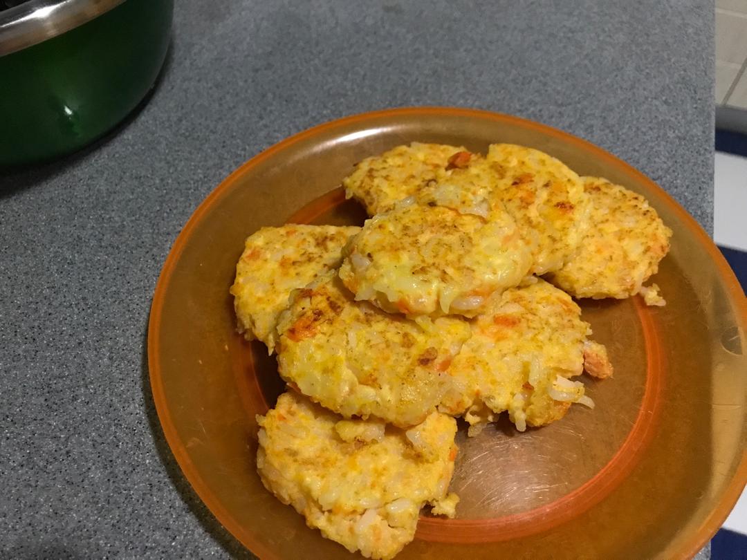 三文鱼米饼（宝宝辅食）
