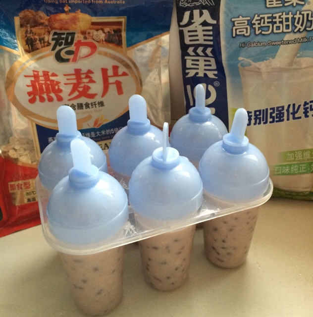 牛奶红豆冰棍