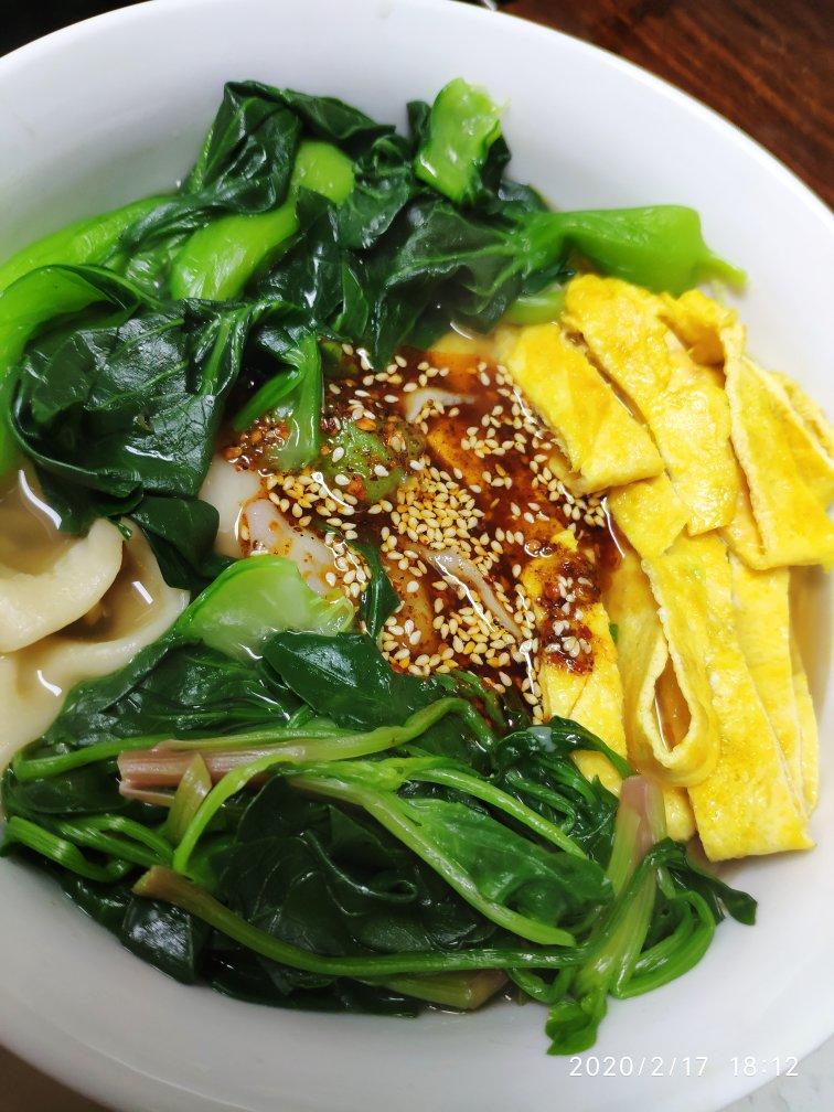 油泼辣子酸汤面