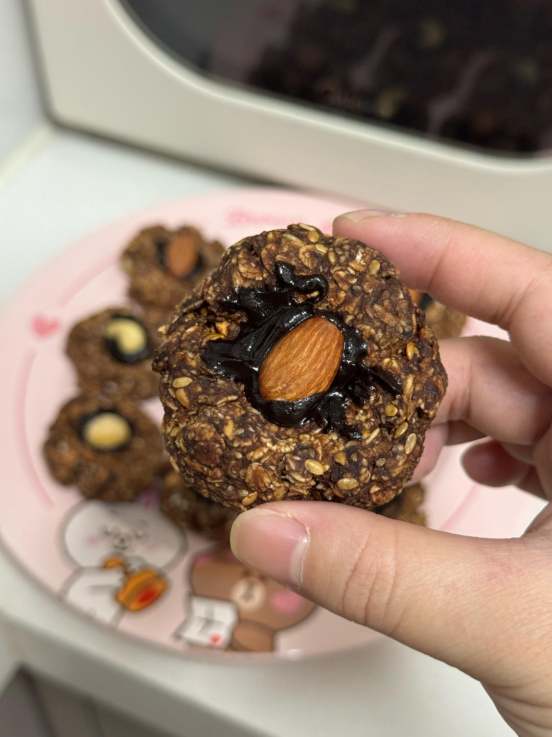 香蕉可可燕麦曲奇（空气炸锅无油无糖）