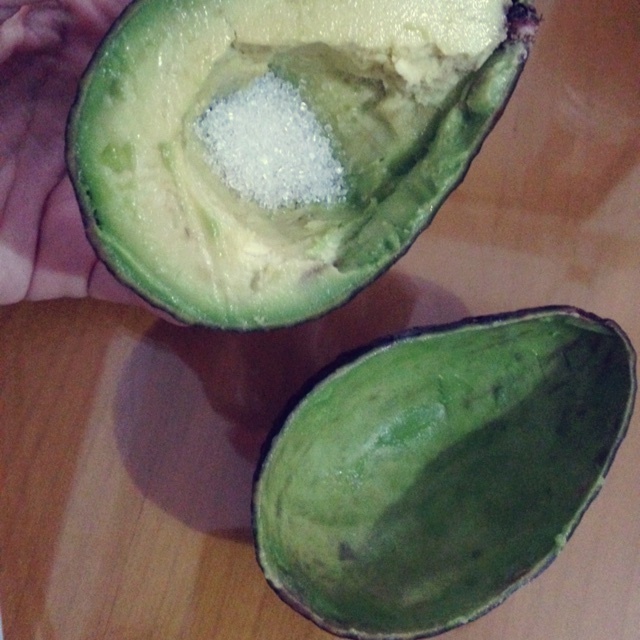 白糖拌牛油果（牛油果冰淇淋）
