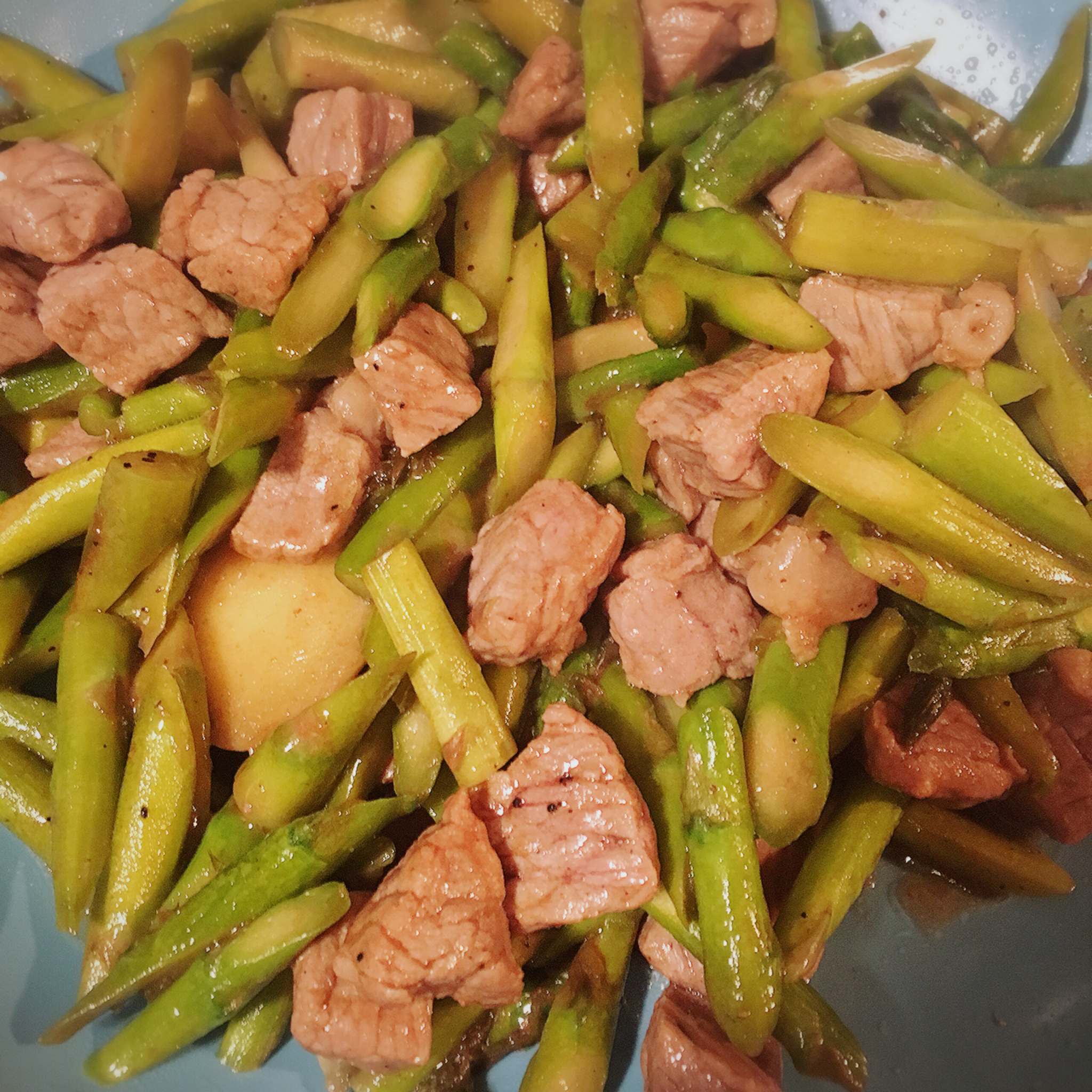 【曼食慢语】蚝油芦笋牛肉粒