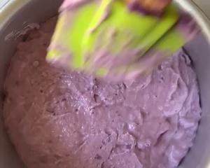 【健身减脂】蒸紫薯蛋糕（发糕）的做法 步骤8