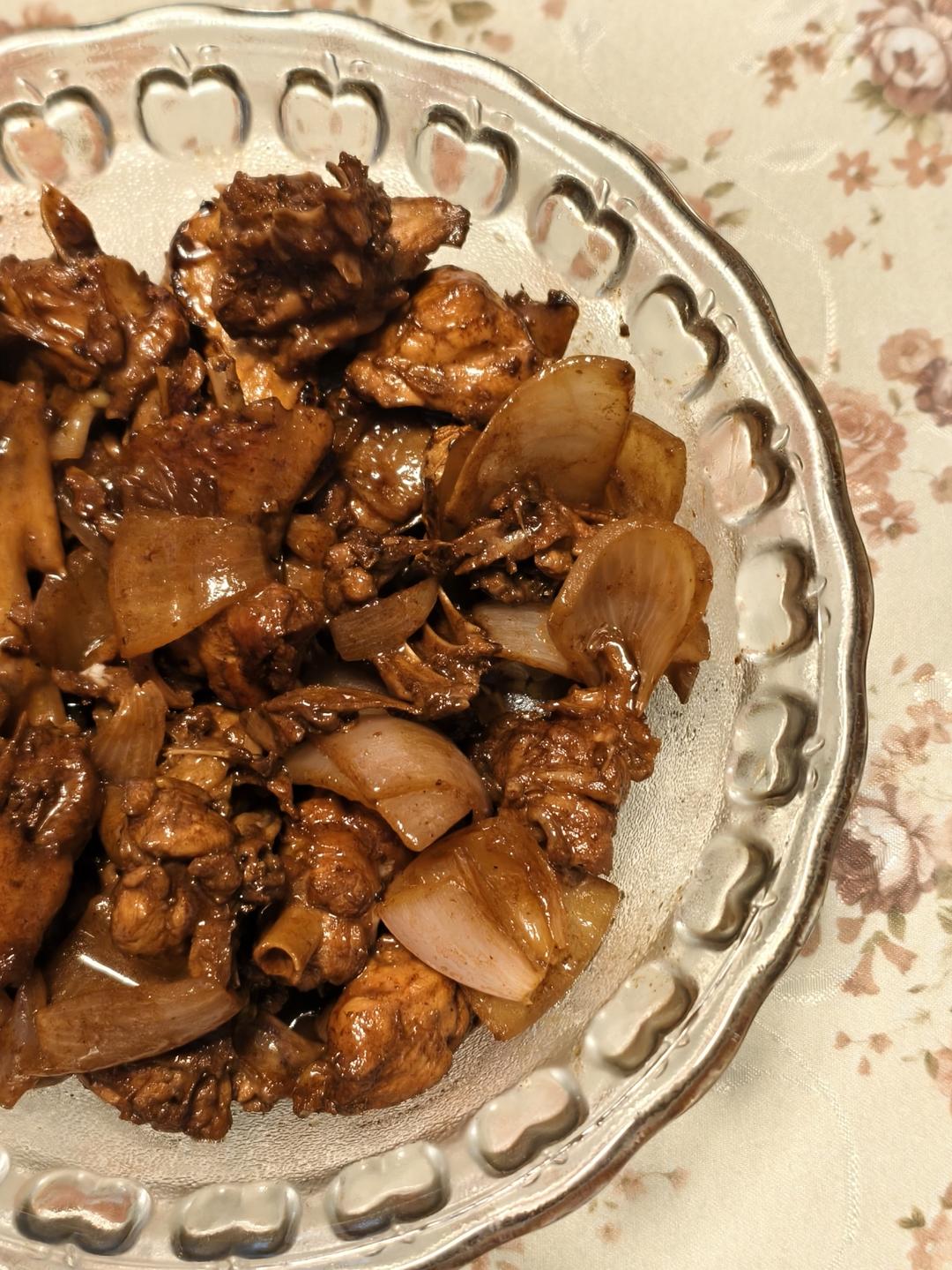跟风做的，绝了绝了，这个葱烧鸡香S了