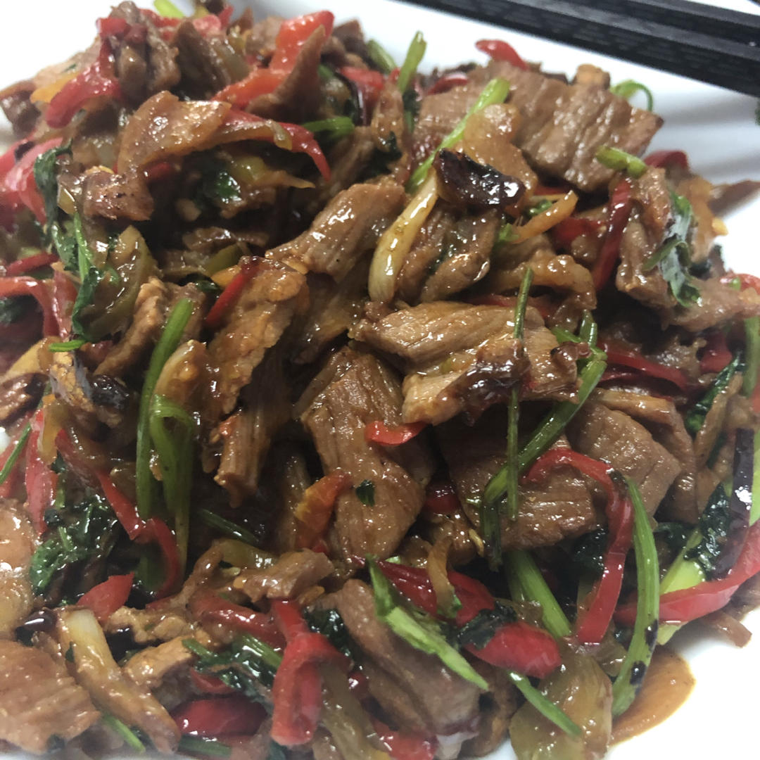 小炒牛肉