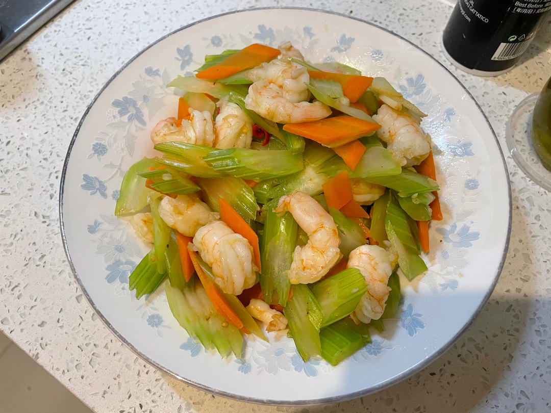 ㊙️巨好吃的西芹炒虾仁，减肥减脂必学菜谱，狂瘦脂必学菜谱，狂瘦！
