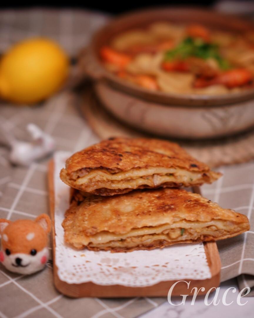 【千层牛肉饼】