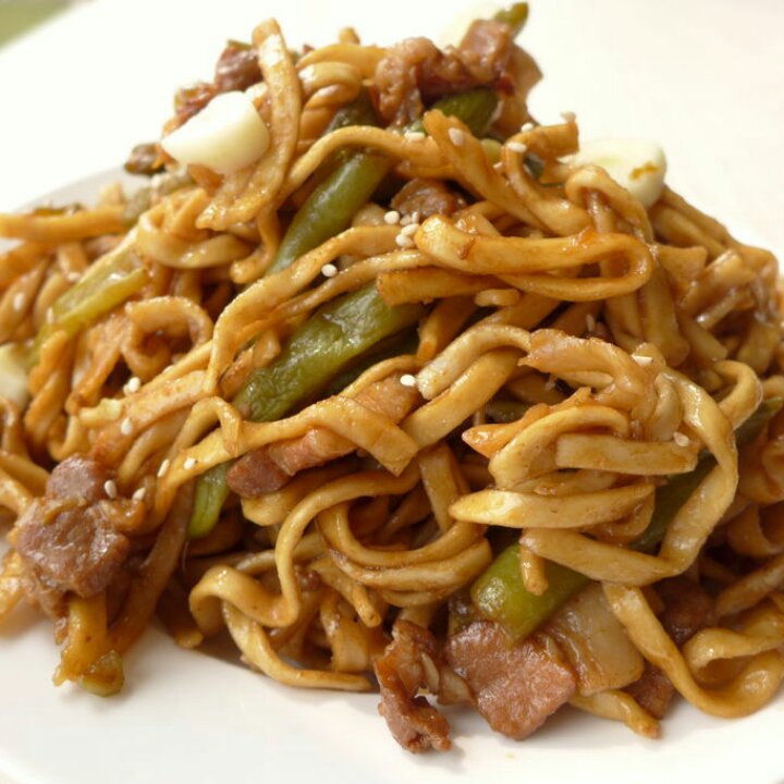 肉丝豆角焖面