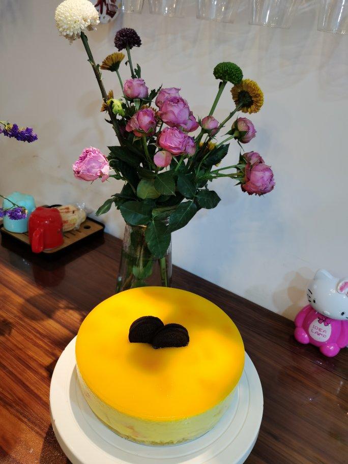 芒果慕斯蛋糕8寸