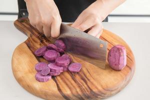 紫薯麻团的做法 步骤1