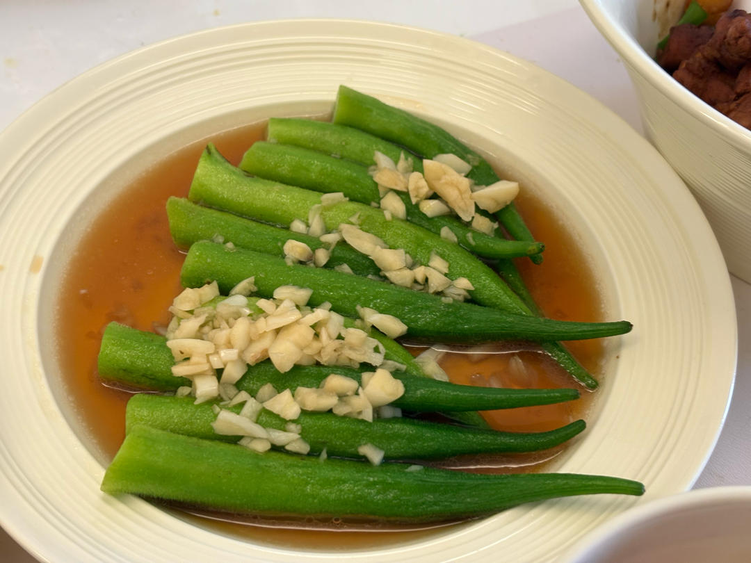 蒜蓉秋葵