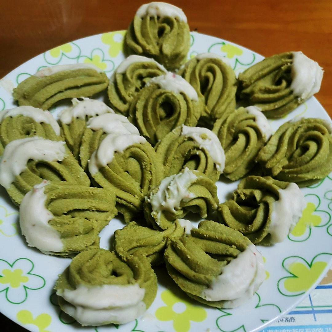 香甜抹茶曲奇饼干