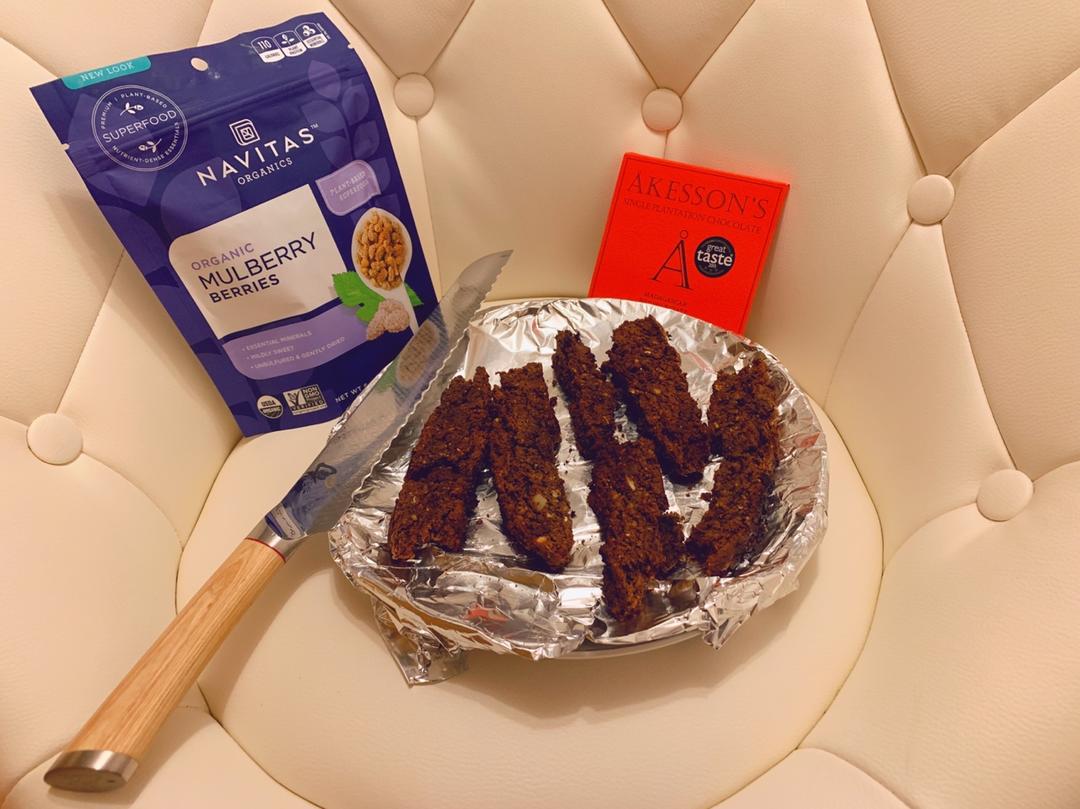 快手黑巧无花果燕麦棒【健康小食】