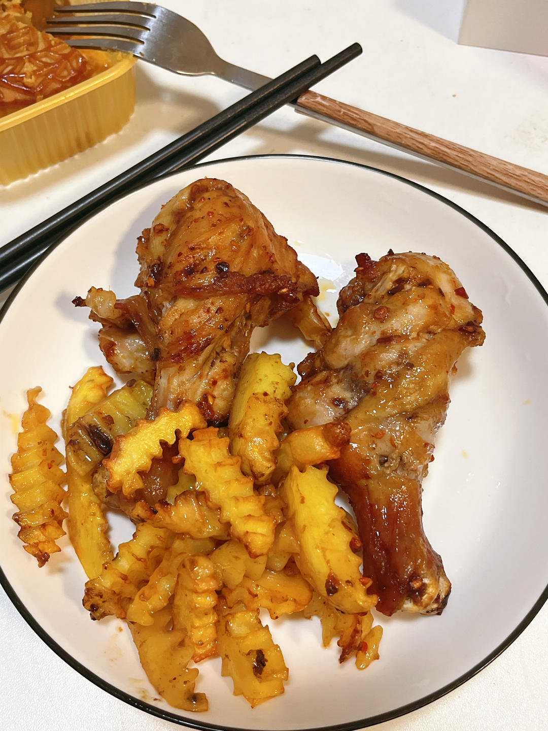烤鸡腿