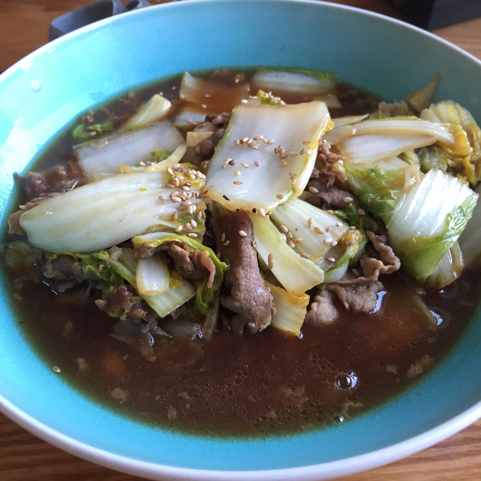 和风肥牛娃娃菜