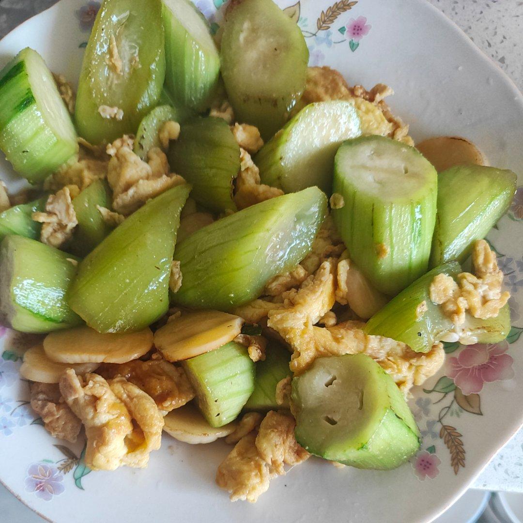 简单快手，五分钟搞定的丝瓜炒蛋