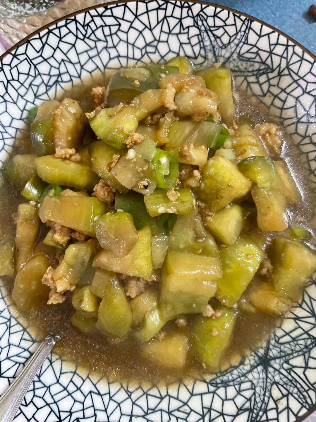 💯下饭的照烧肉末茄子丁