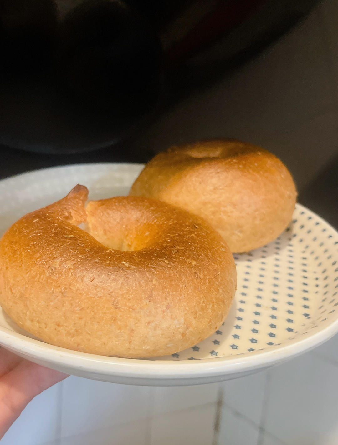 全麦贝果，低糖无油