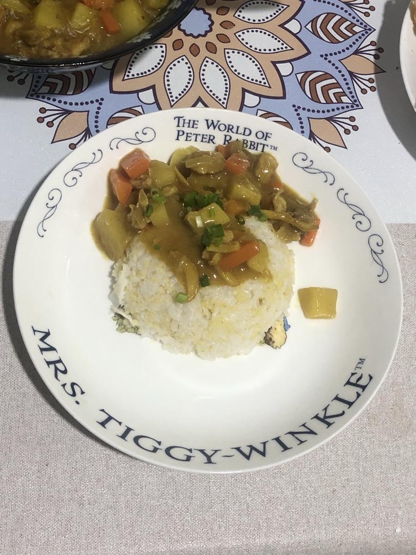 咖喱鸡肉