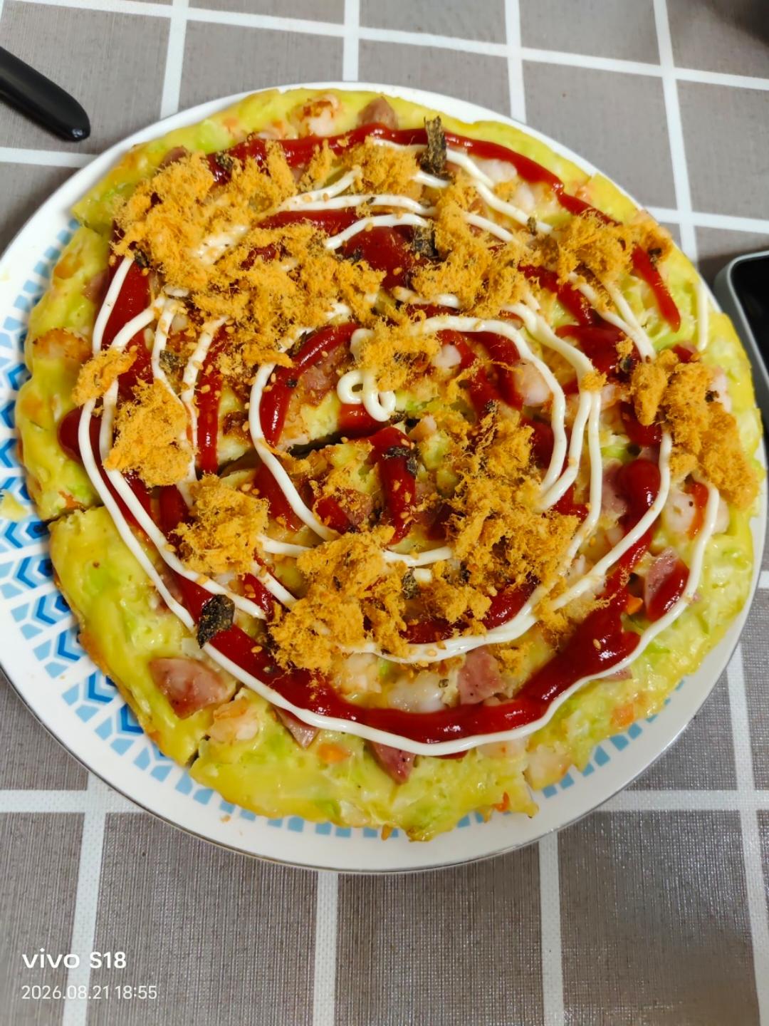 大阪烧 (Okonomiyaki)