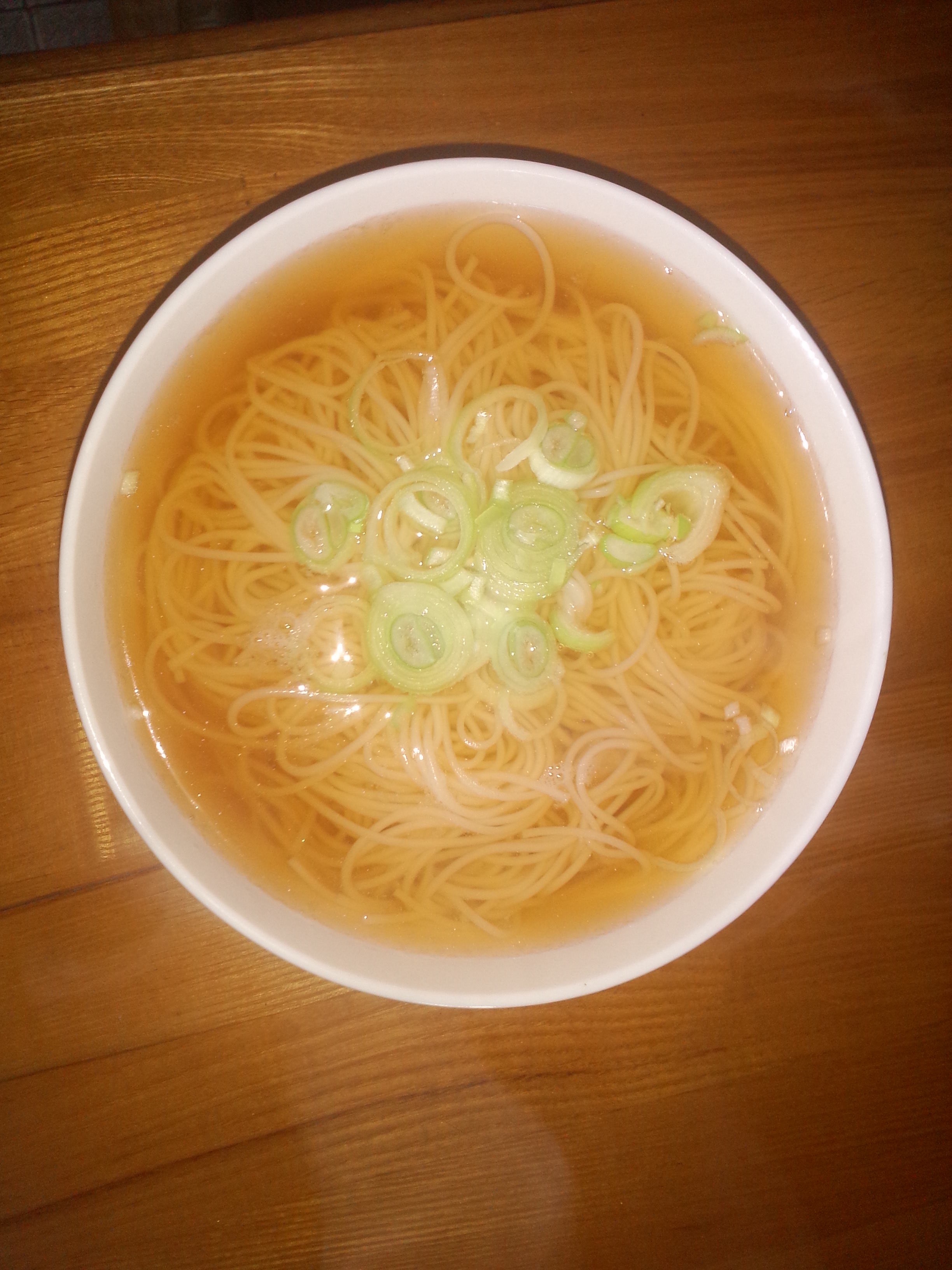 小葱麻油酱油面