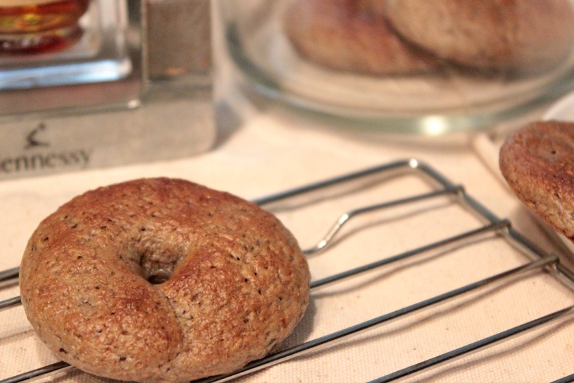 黑芝麻核桃贝果