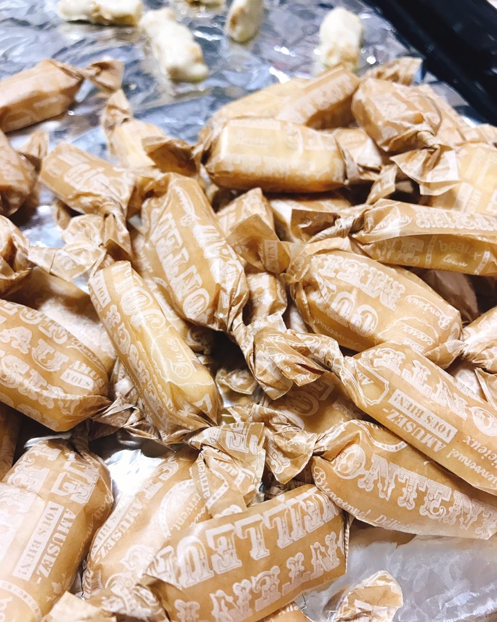 滢滢滴娘做的水饴版花生牛轧糖