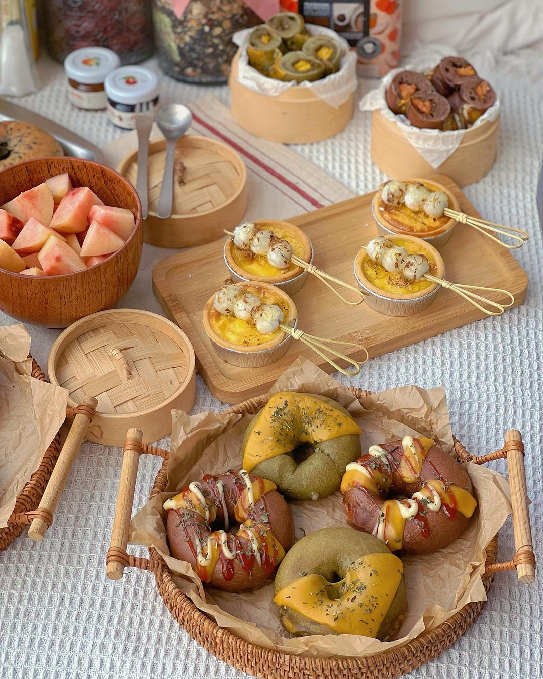 无油无糖低卡黑芝麻贝果