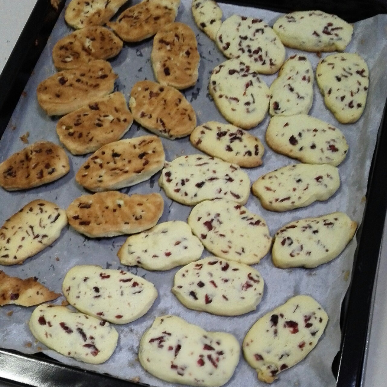 琴琴学做菜做的蔓越莓饼干--新手烘焙0压力 #皮黑森林