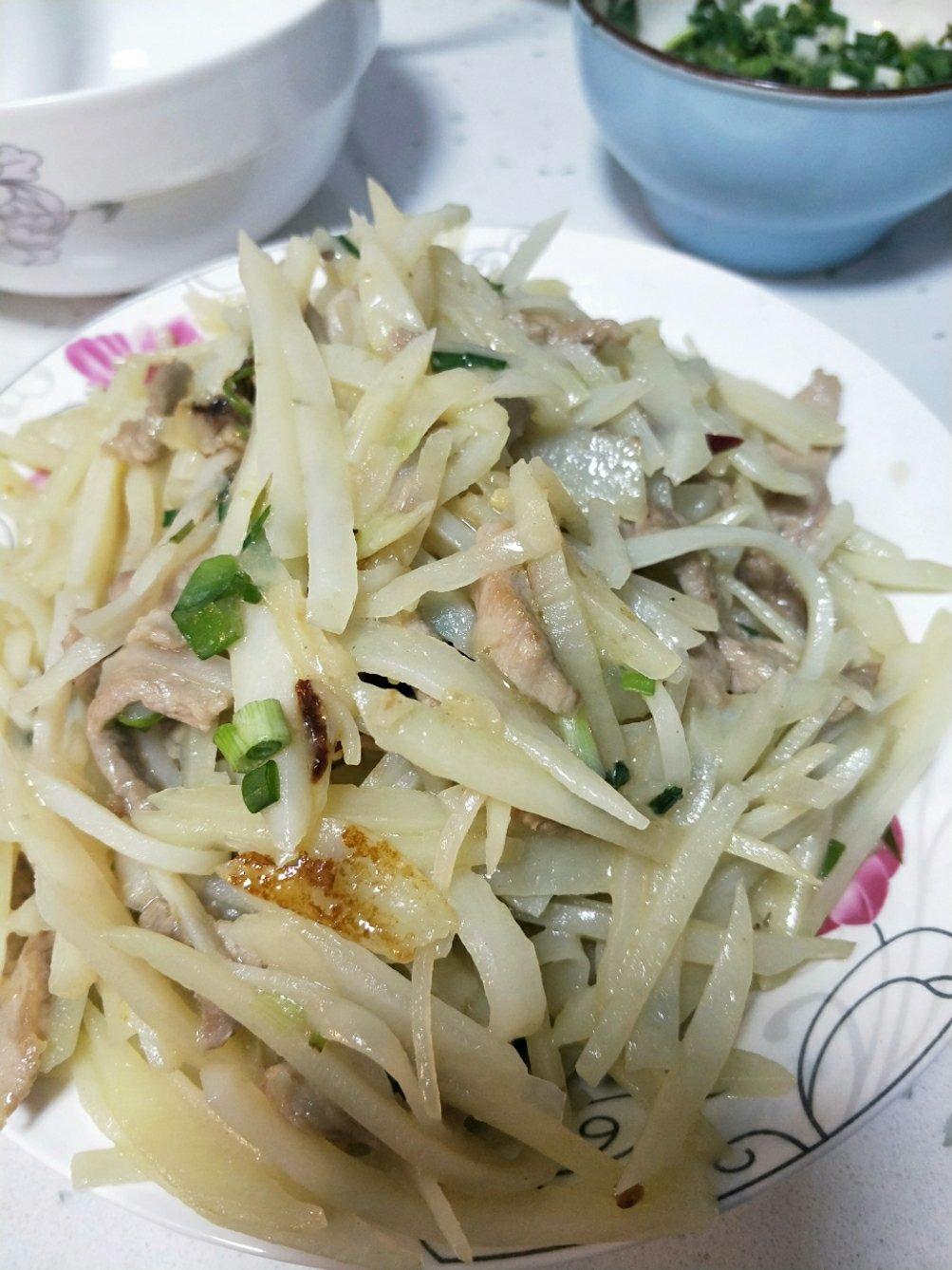土豆炒肉丝