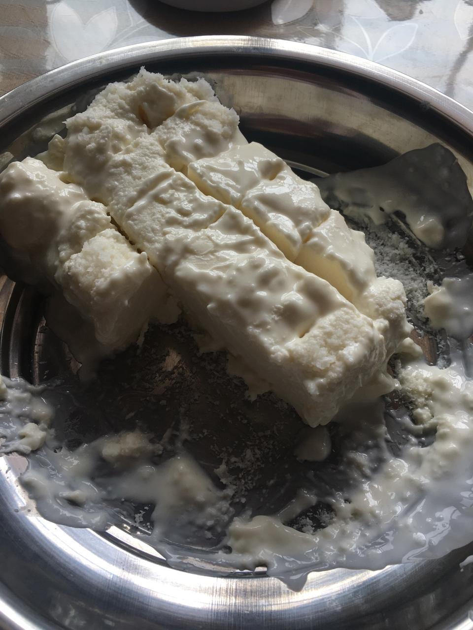 椰丝牛奶小方--椰浆版