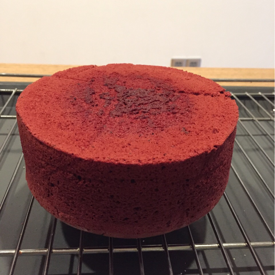 暖心红丝绒蛋糕［6寸绵软戚风版 ］