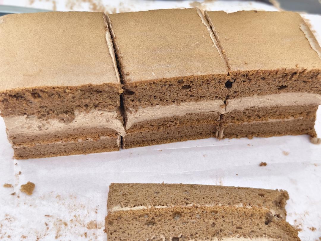 🍫梦龙蛋糕卷. 巧克力脆皮蛋糕卷 by pink-rabbit