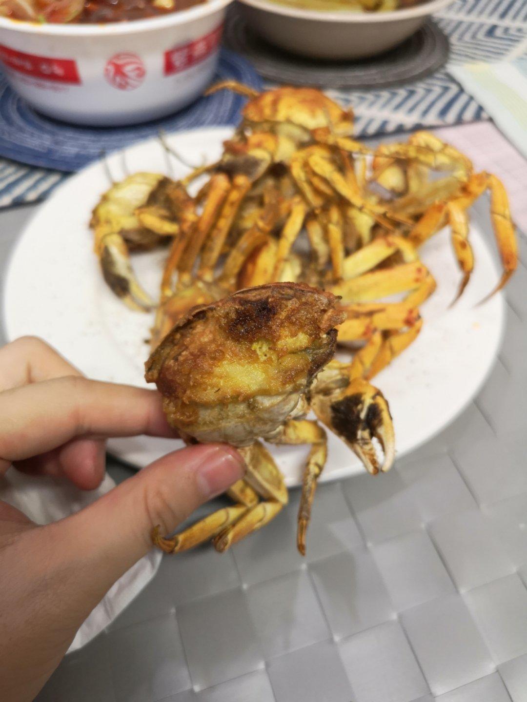 吮指油炸香辣六月黄