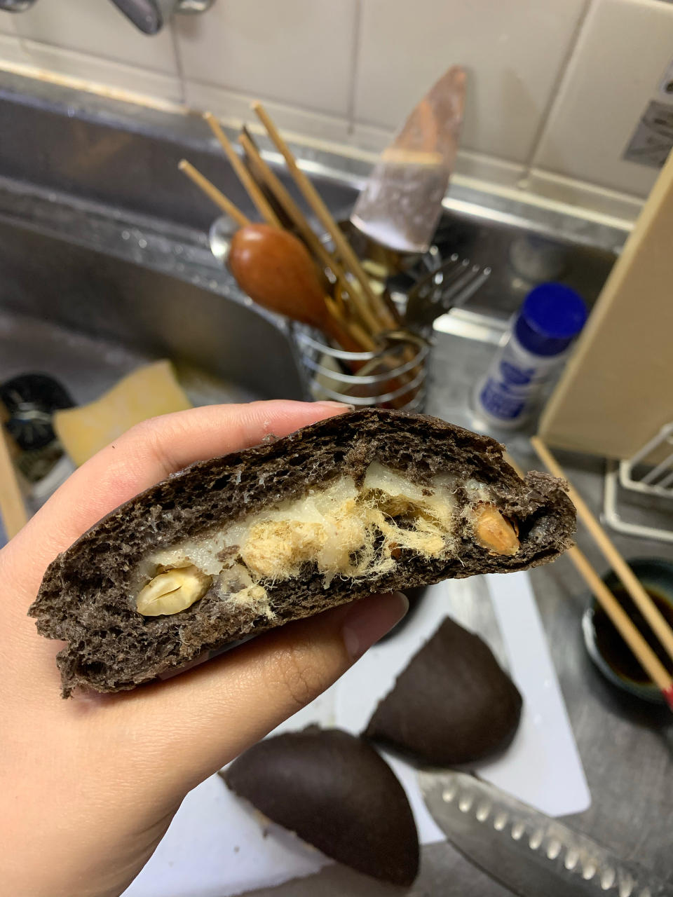 成功率100%的抹茶麻薯小餐包