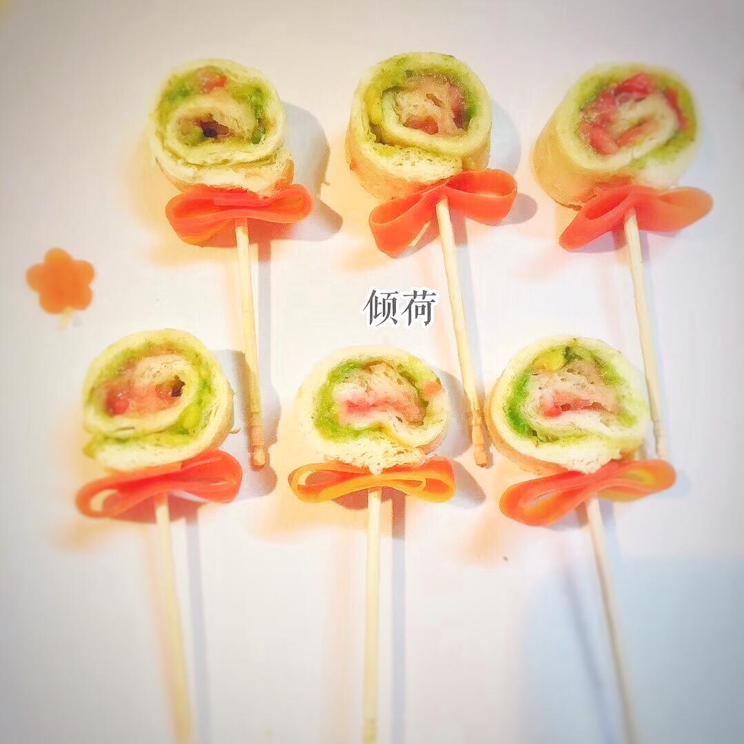 棒棒糖吐司卷